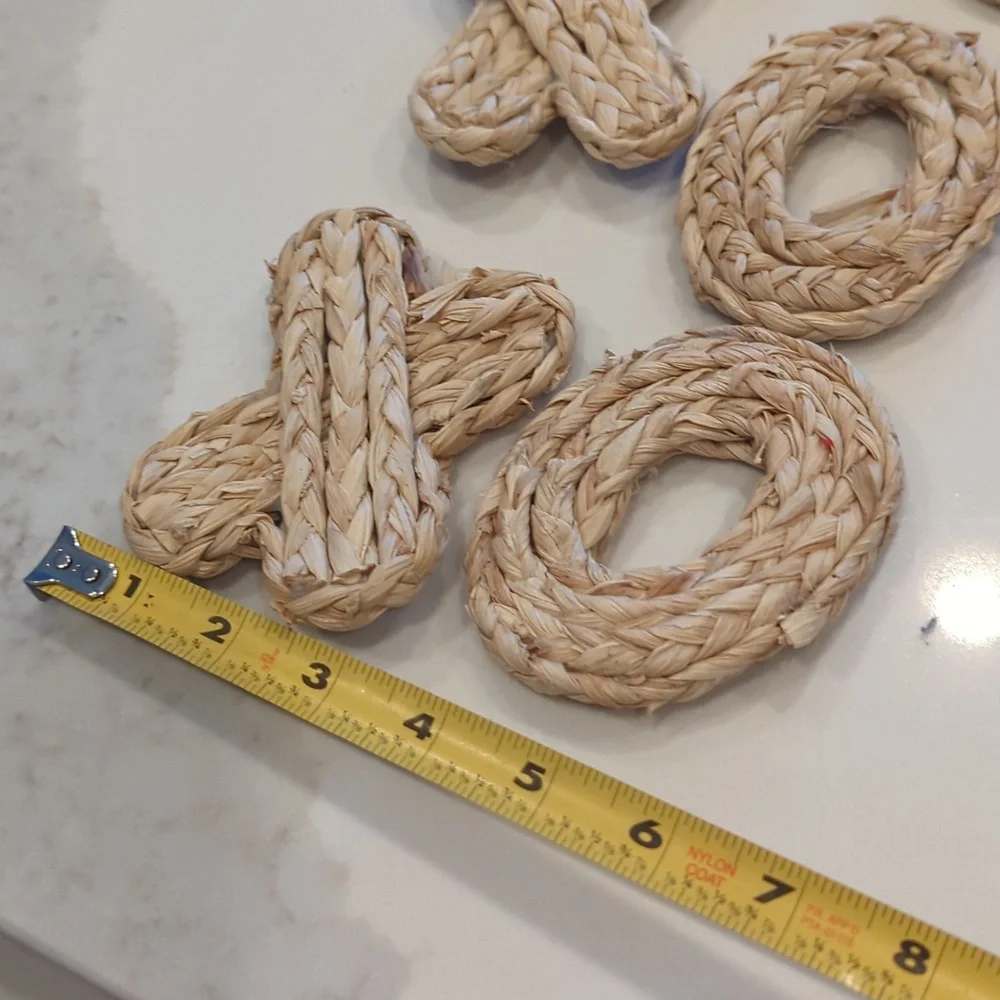 Woven Tan XO Decor Set - Picture 5 of 9